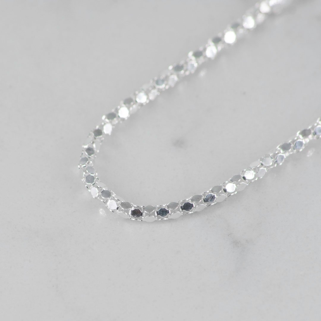 PULSERA CILINDRO BOLITAS PLANAS 2MM-45CM - Imagen 2