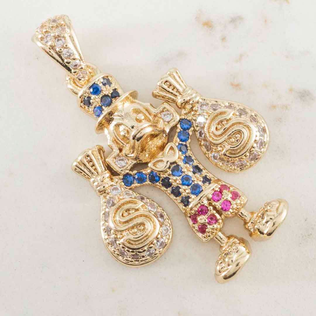 DIJE TIO RICO 22mm x 17mm
